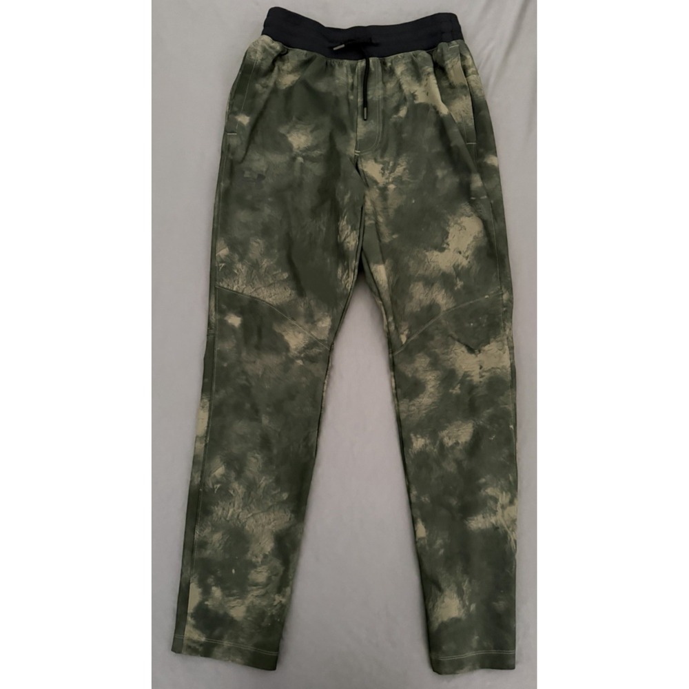 Under Armour Sportstyle Elite Tapered Pants Men's Size Medium Green Camo Jogger